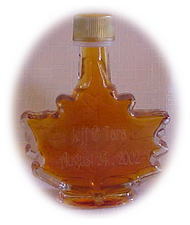etched leaf bottle