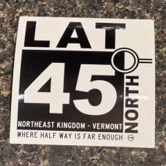 Lat 45 Sticker