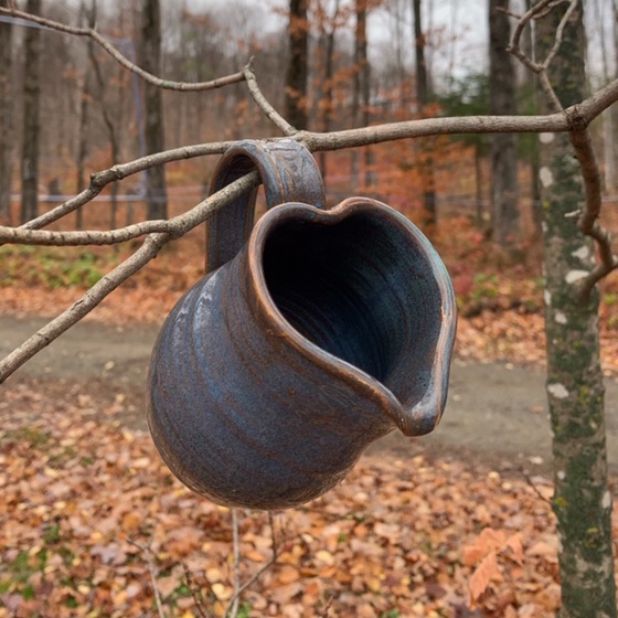 Stoneware Serving Pitcher